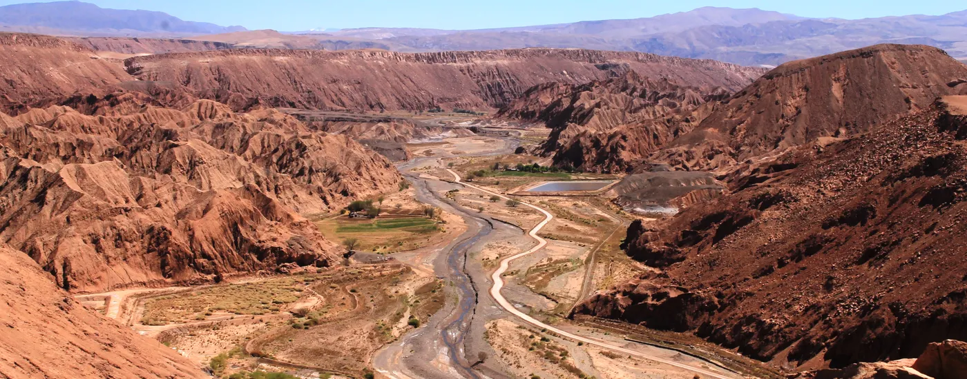 Chile Atacama Ausblick Quitor