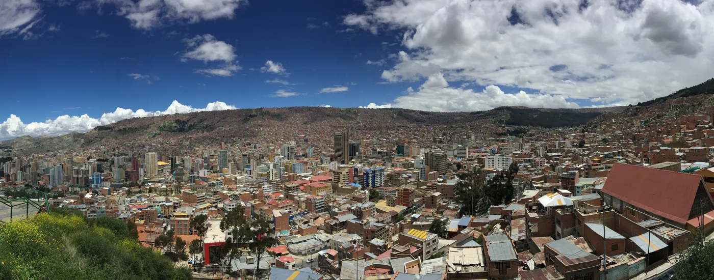 bolivien la paz panorama