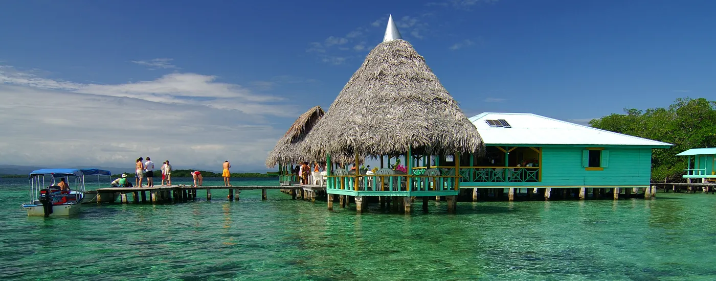 panama bocas del toro wassertaxi-panorama