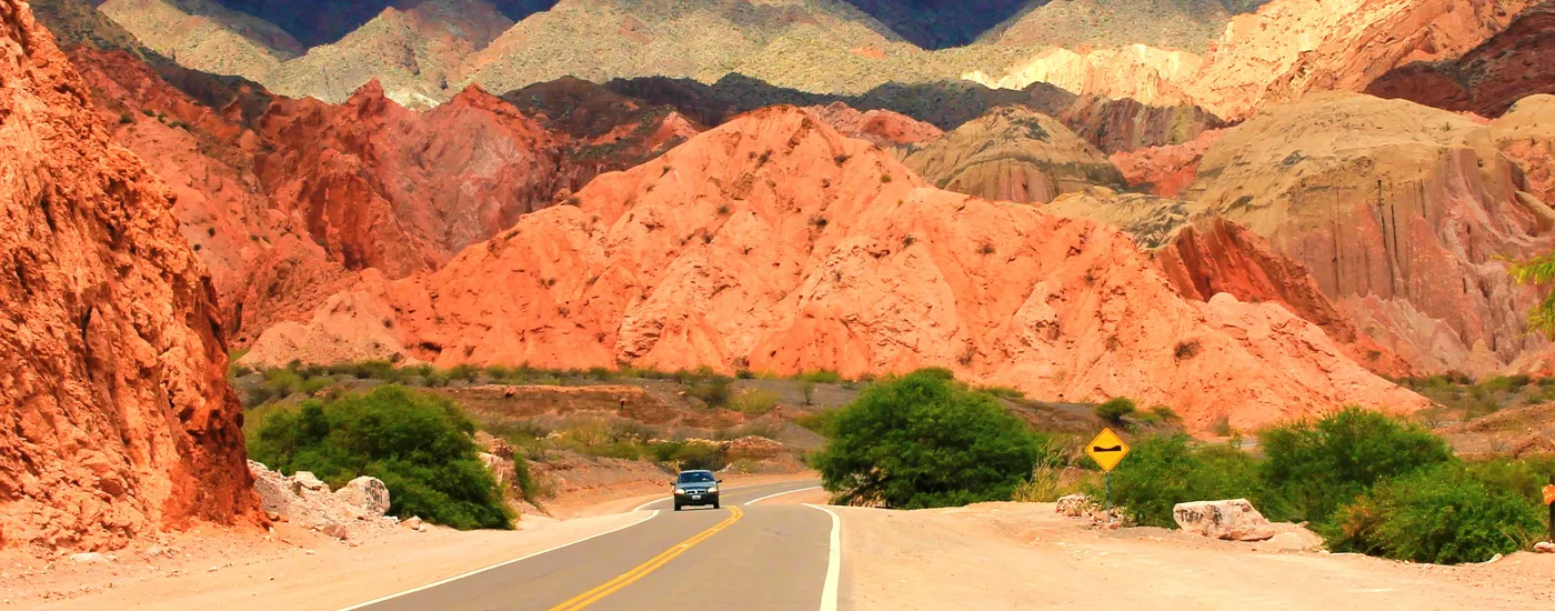 Argentinien Weg Salta nach cafayate zugeschnitten