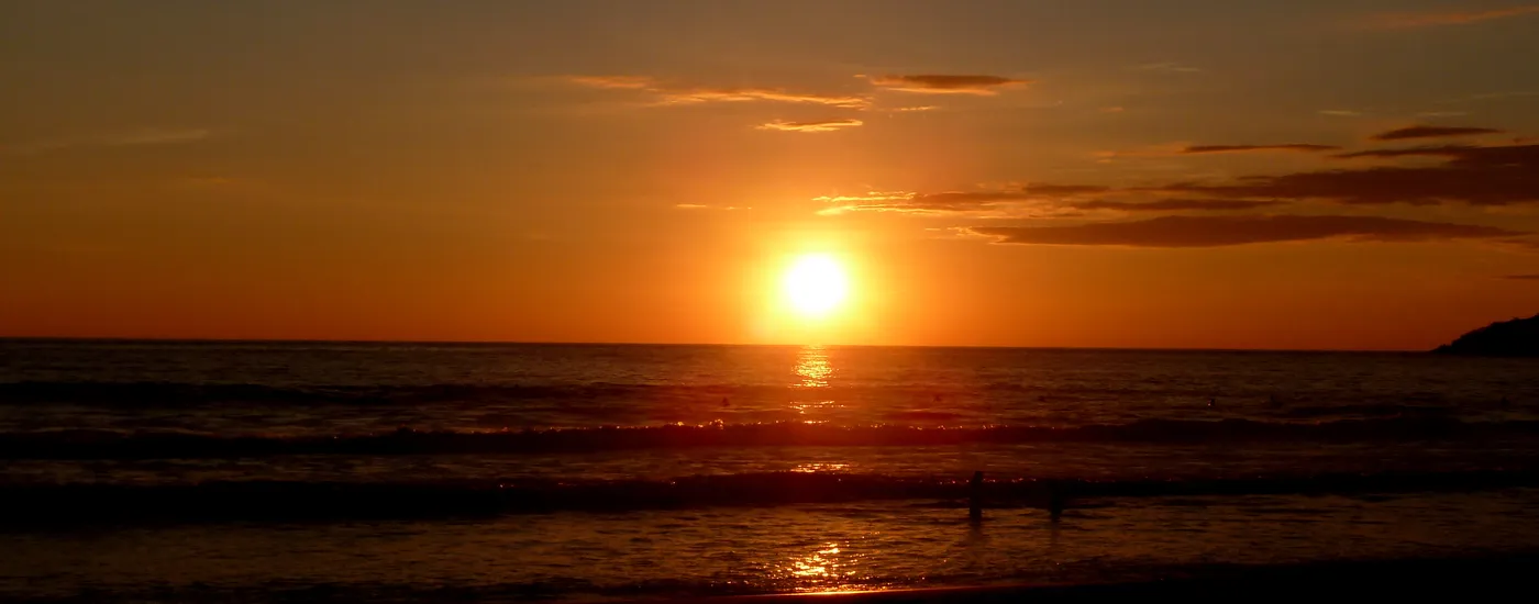 Mexiko Puerto Escondido Sonnenuntergang