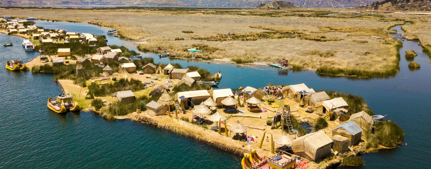 Peru Titicacasee Uros