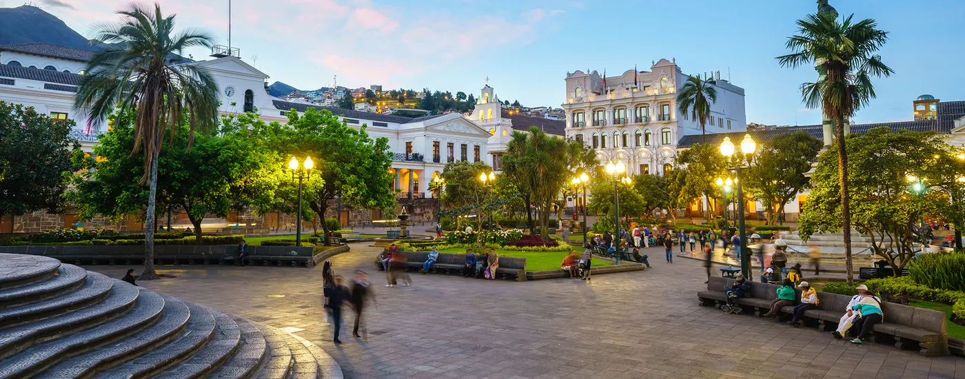 Ecuador Quito Altstadt Plaza Grande