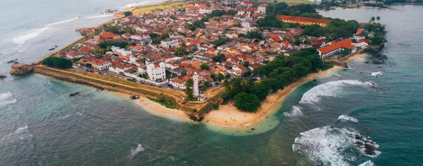 Sri Lanka Galle Niederlaendische Festung Rundgang Urlaub