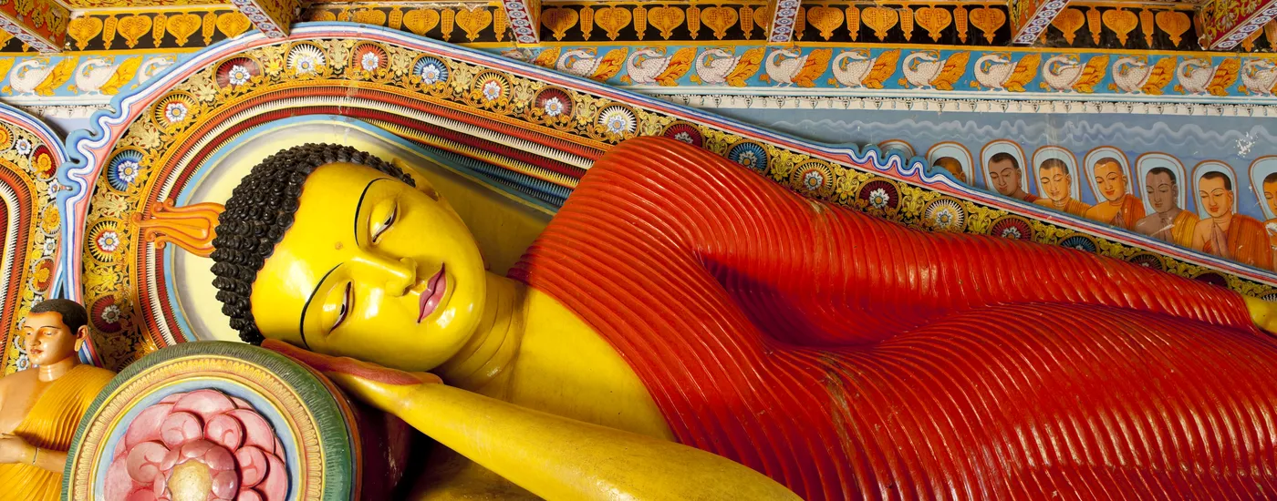 Sri Lanka isurumuniya Tempel Anuradhapura Buddha Header