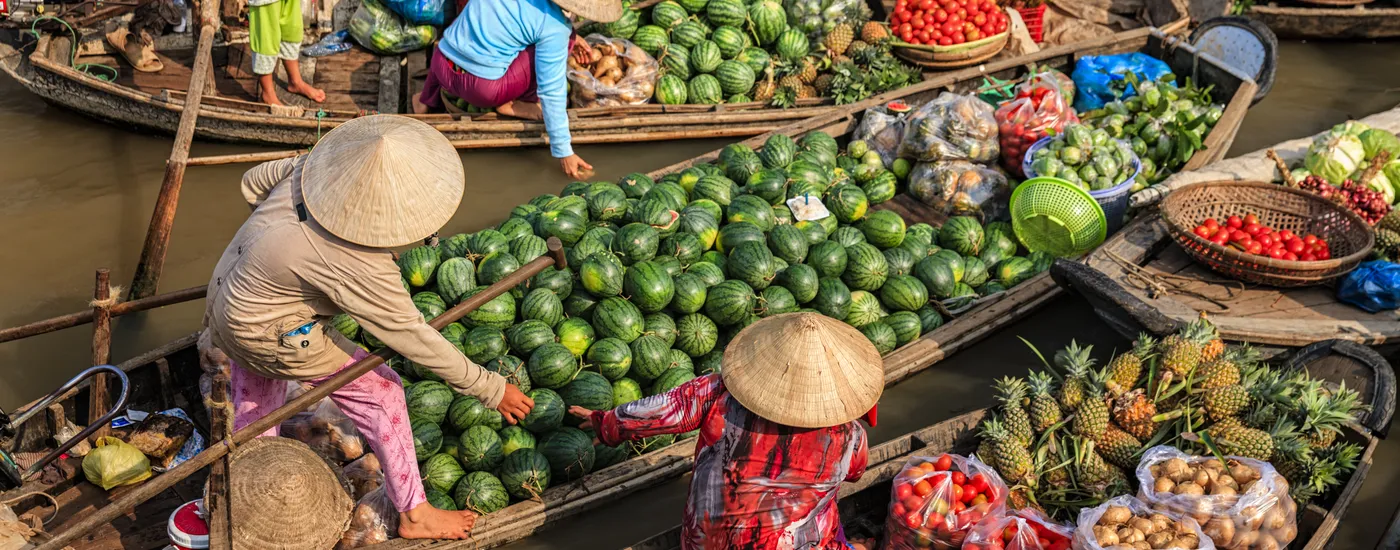 Vietnam Floating Market Header