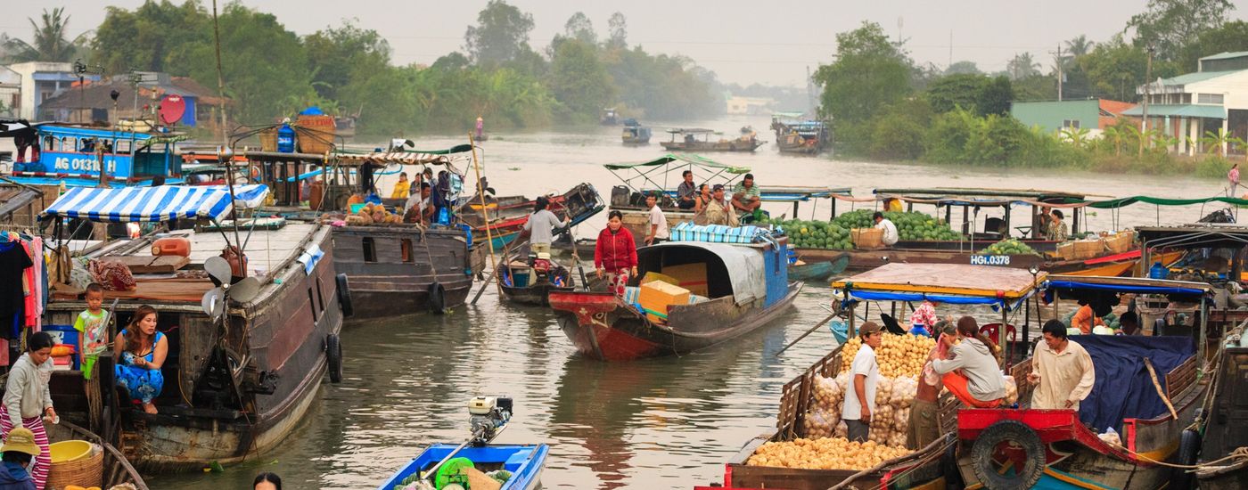 vietnam mekongdelta cantho floating market pixabay
