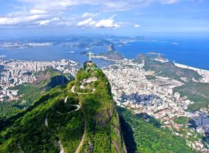 Brasilien Rio Corcovado Christusstatue iStock 523665439