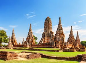 Thailand Ayutthaya Wat Chaiwatthanaram temple AdobeStock 617771816