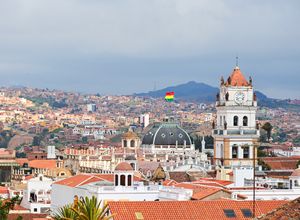 Bolivien-Sucre-Stadt