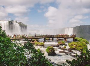Brasilien - Iguazu Wasserfälle - Steg
