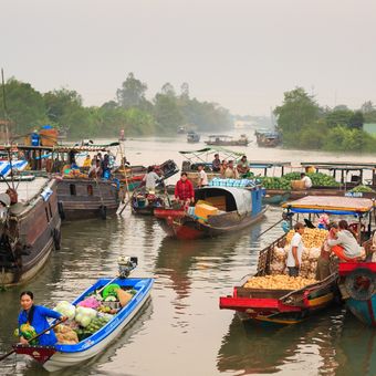 vietnam mekongdelta cantho floating market pixabay