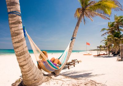 Mexiko Tulum Hängematte