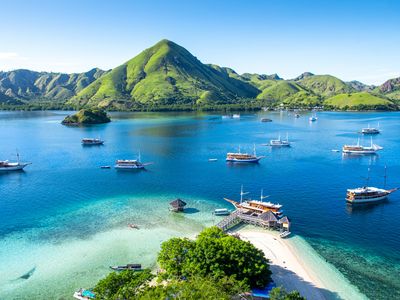 Indonesien-Flores-Komodo-Nationalpark-Kelor-Island