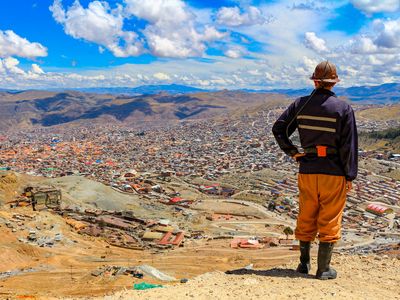 Bolivien-Potosi-Minenarbeiter