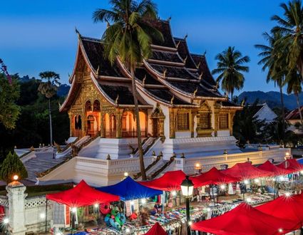 Indochina entlang des Mekongs