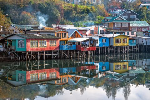 Chile Chiloe Palafitos