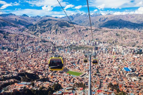 Bolivien La Paz Seilbahn