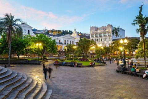 Ecuador Quito Altstadt Plaza Grande
