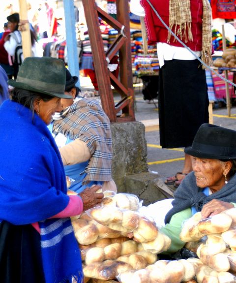 ecuador indianermarkt saquisilis