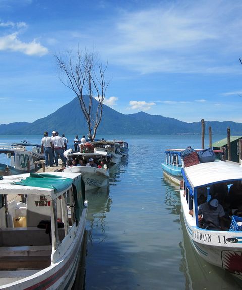 Guatemala-Lago-Atitlan-Boote