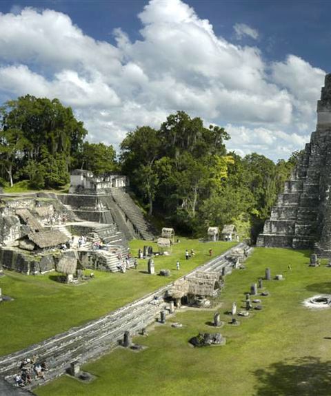 Guatemala Flores Tikal Ansicht