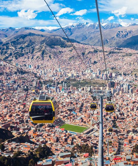Bolivien La Paz Seilbahn