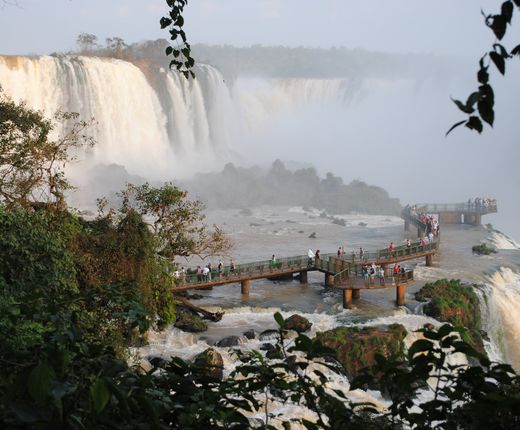 Argentinien Iguazu Steg