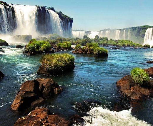 Brasilien Foz do Iguazu Wasserfälle