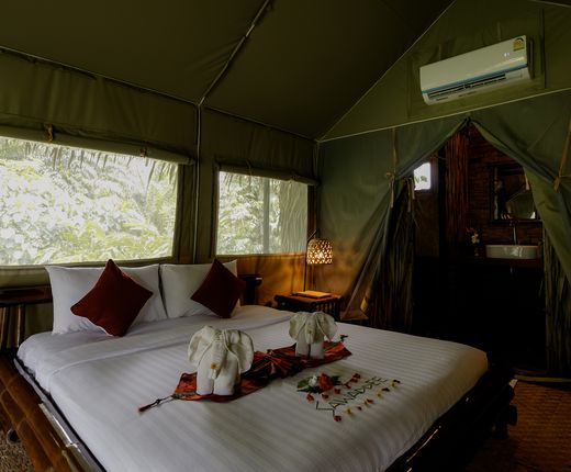 Rundreise Südthailand Khao Sok Boutique Hideaway Zimmer