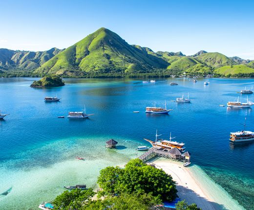 Indonesien-Flores-Komodo-Nationalpark-Kelor-Island