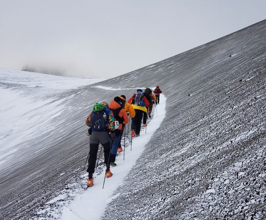Ecuador-Cotopaxi-Hochland Trekking-eigenes Bild