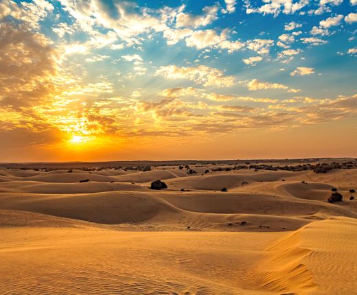 Indien_deposit_Thar Wüste_Sonnenuntergang