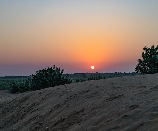 Indien_Thar Wüste_sonnenaufgang