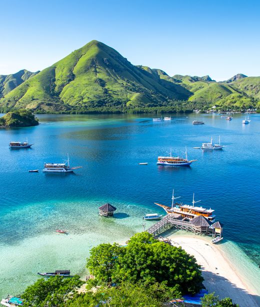 Indonesien-Flores-Komodo-Nationalpark-Kelor-Island
