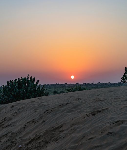 Indien_Thar Wüste_sonnenaufgang