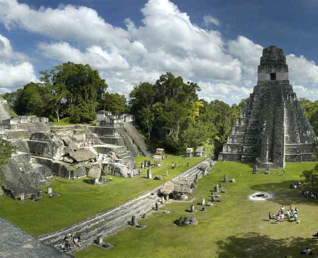 Guatemala Flores Tikal Ansicht