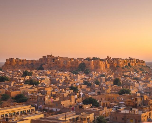 Indien Jaisalmer Festung Skyline Stadt