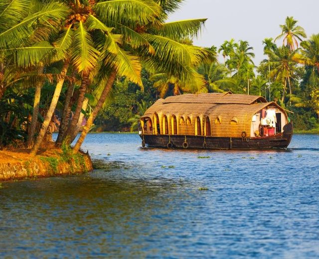 Indien Alleppey Hausboot Reise