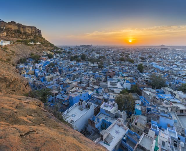Indien_Jodhpur_blaue Stadt
