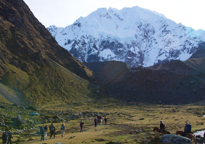 peru salkantay trail der weg zum bergpass