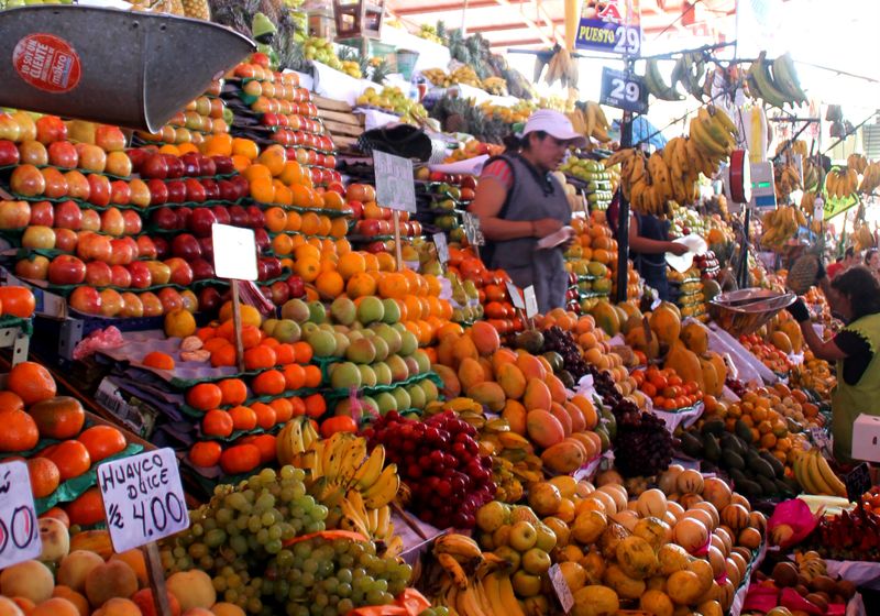 Markthalle in Arequipa, Obst und Früchte