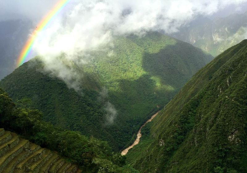 peru inkatrail blick ins tal