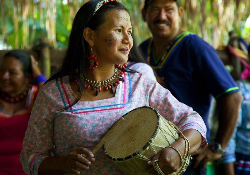 Kichwa Gemeinde im Amazonasbecken, Ecuador