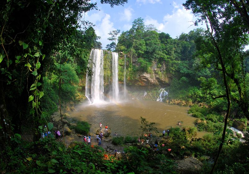 Wasserfall Misol-Ha in der Region Chiapas, Mexiko