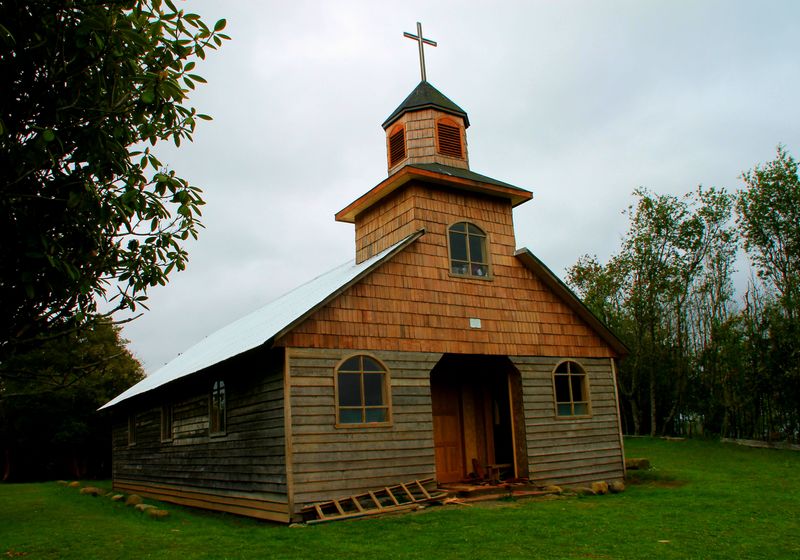 chile chiloé achoa kirche