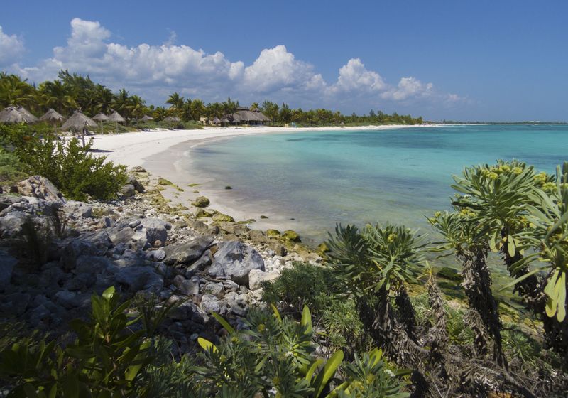 Mexiko Xpu Ha Strand