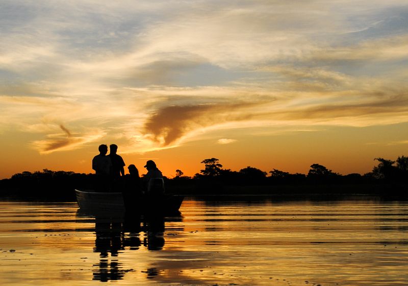 Brasilien Pantanal Sonnenuntergang