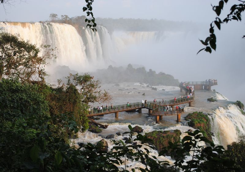 Argentinien Iguazu Steg