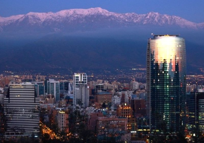 chile Santiago Nacht